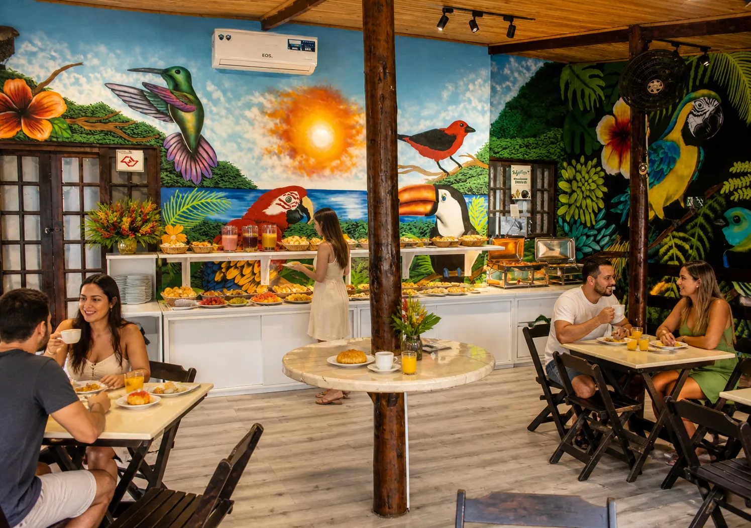 Café da manhã — Pousada Beija-Flor